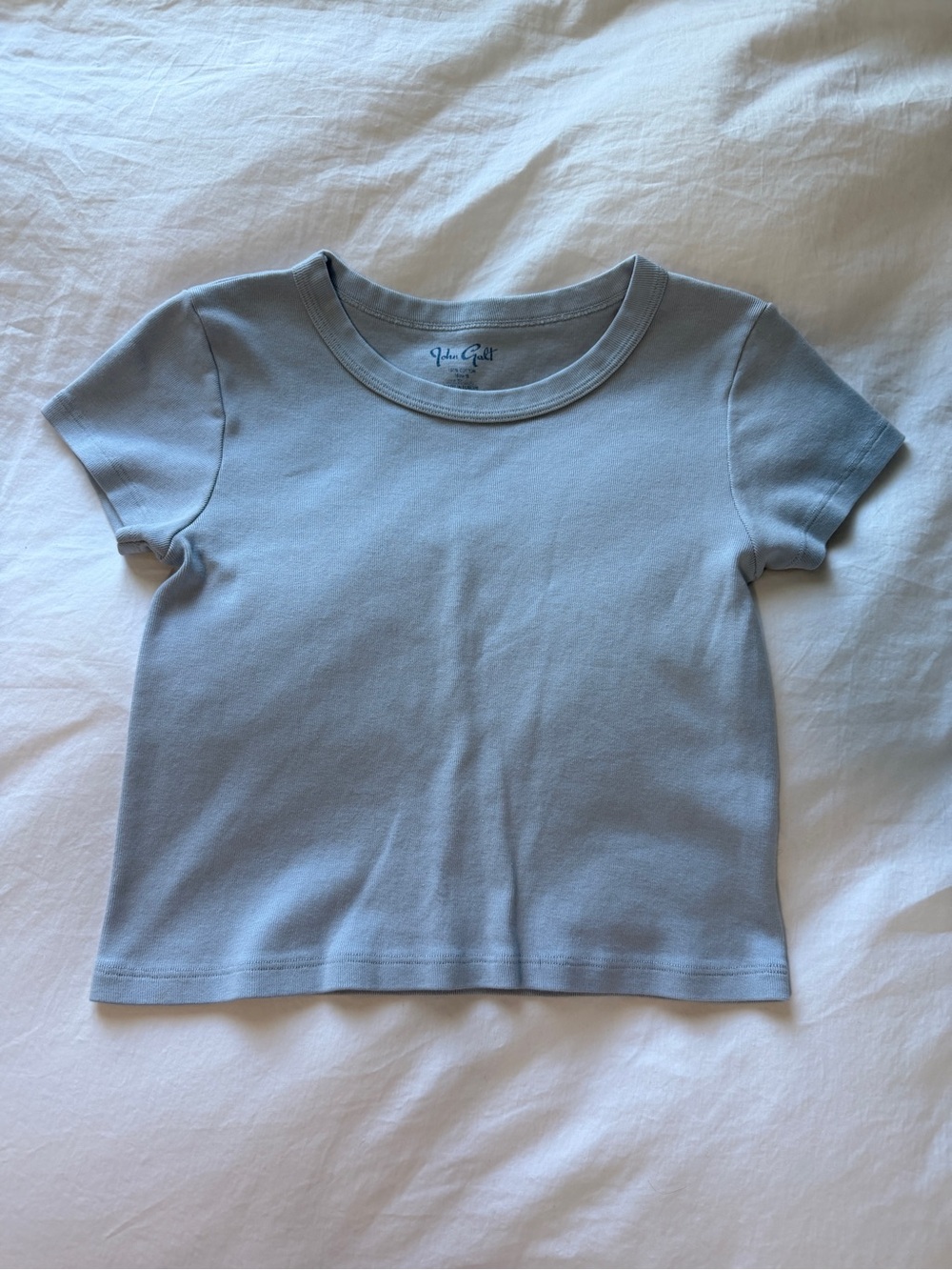 Brandy Melville Light Blue Crewneck Tee